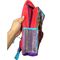 sac à dos coloré de sac d'école primaire de 24x10x30cm pour des filles, grande capacité