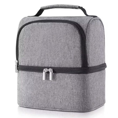 Sac de déjeuner en papier d'aluminium à double pont