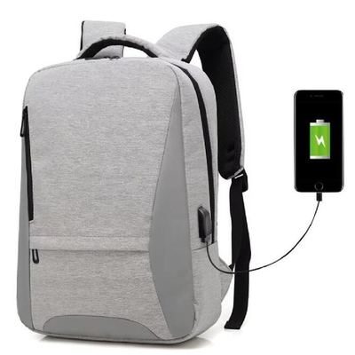 Sac à dos d'affaires imperméable à l'eau Sac à dos universitaire avec USB pour les voyages de randonnée