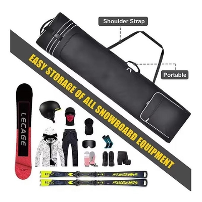 Sac de voyage en snowboard rembourré étanche Sac de snowboard pliable avec roues