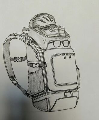 Sac de sport en plein air de couleurs personnalisées avec tissu respirant et 5 compartiments spacieux pour la randonnée et le camping