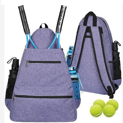 Sac imperméable multifonctionnel de sac à dos de raquette de tennis de grande capacité