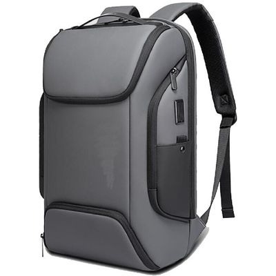 Les sacs à dos d'ordinateur portable de voyage de polyester imperméabilisent avec le remplissage d'USB