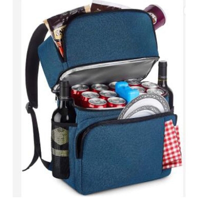 Le refroidisseur isolé réutilisable de personne d'OEM 4 met en sac le sac à dos de transport de pique-nique de stockage de nourriture