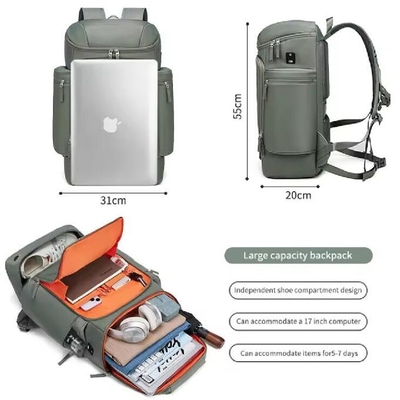 Sacs à dos pour ordinateur portable Pour les collèges et les écoles Sacs à dos avec compartiment chaussures
