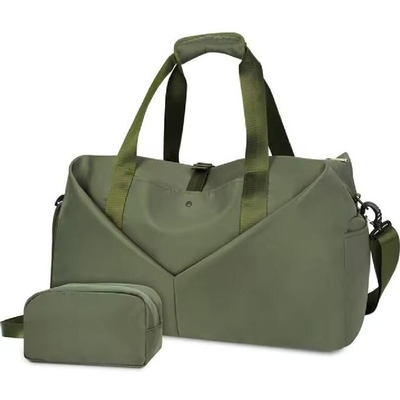 Sac de sport avec poche mouillée Chaussures de poche Compartiment Portable sac de week-end de nuit