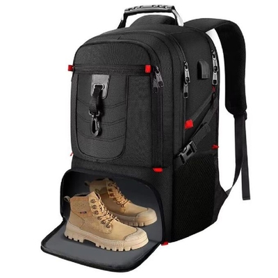Sac de sport personnalisé sac de sport imperméable à l'eau sac à dos de voyage scolaire avec un compartiment chaussure port de charge USB