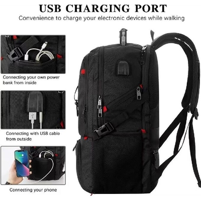 Sac de sport personnalisé sac de sport imperméable à l'eau sac à dos de voyage scolaire avec un compartiment chaussure port de charge USB