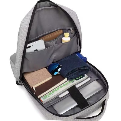 Sac à dos d'affaires imperméable à l'eau Sac à dos universitaire avec USB pour les voyages de randonnée