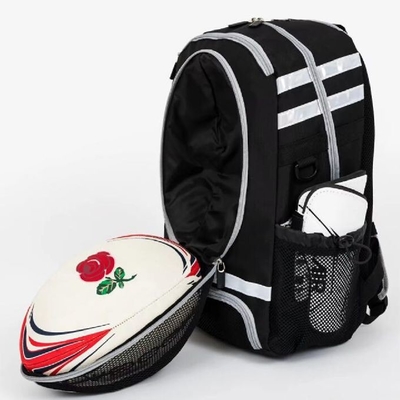 Sac de sport noir Sac à dos de basket-ball avec boîte à balles