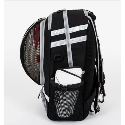 Sac de sport noir Sac à dos de basket-ball avec boîte à balles