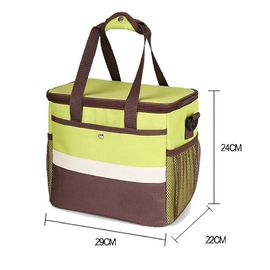 Les divers styles ont isolé la taille du matériel 29x22x24 cm d'Oxford de sacs de refroidisseur
