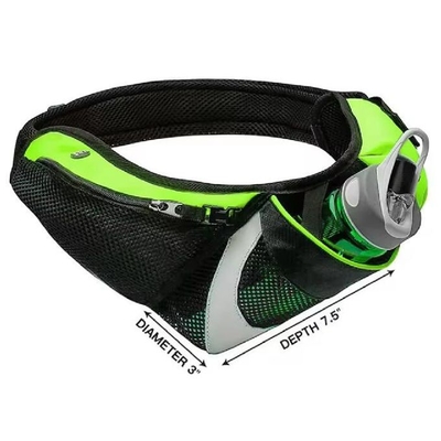 Ceinture de course respirante avec porte-bouteille