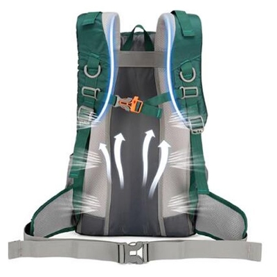 Sac de randonnée multi-fonctionnel en plein air de grande capacité légère Voyage de randonnée de vacances Sac de vélo pour hommes et femmes