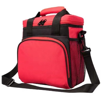 Sac de déjeuner isolé bureau polyester élégant fitness imperméable à l'eau sac de refroidisseur thermique réutilisable