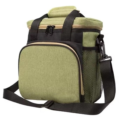 Sac de déjeuner isolé bureau polyester élégant fitness imperméable à l'eau sac de refroidisseur thermique réutilisable