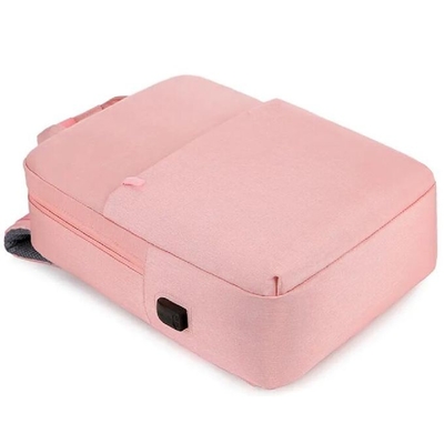 Voyage d'affaires Sac imperméable pour femmes Mode Anti-vol Sac à dos portable avec USB