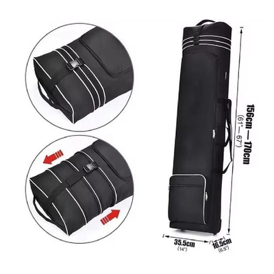 Sac de voyage en snowboard rembourré étanche Sac de snowboard pliable avec roues