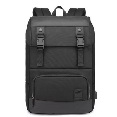 Sac à dos d'entreprise simple et décontracté d'Oxford à l'épreuve de l'eau Sac à dos portable avec chargeur USB