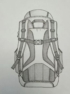 Sac de sport en plein air de couleurs personnalisées avec tissu respirant et 5 compartiments spacieux pour la randonnée et le camping