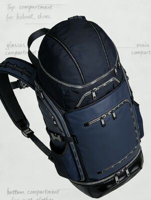 46 X 17 X 28 Cm Sac de sport extérieur respirant léger Durable avec 5 compartiments pour le gymnase Voyage