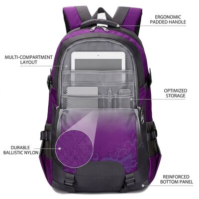 Sac de kit de cricket à roues avec plusieurs compartiments de chauve-souris Panneau inférieur renforcé Roues lourdes Équipement d'équipe