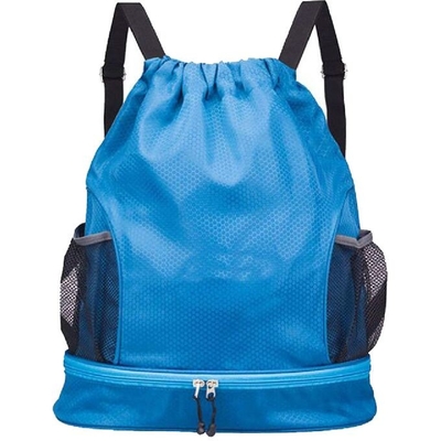 Sac à dos humide sec de sac de plage de séparation de cordon avec le compartiment de chaussure
