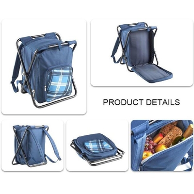 Tabouret de pêche pliable multifonctionnel avec le sac à dos