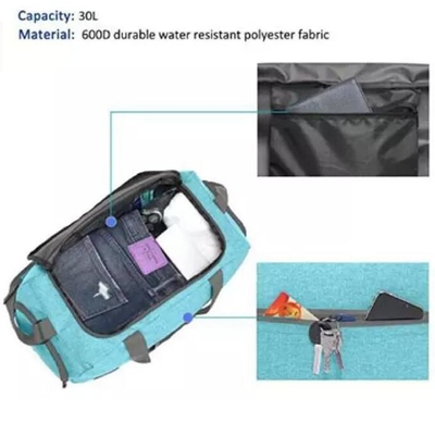 Sac marin à Weekender de polyester du résistant à l'eau 400D avec le compartiment de chaussure