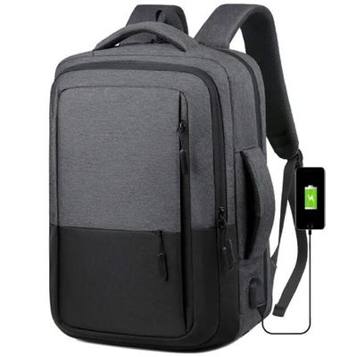 Sac à dos léger, étanche, confortable, portable d'affaires, avec port de charge USB