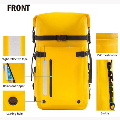 Sac de sport en nylon avec système de chariot en aluminium et sangles réglables